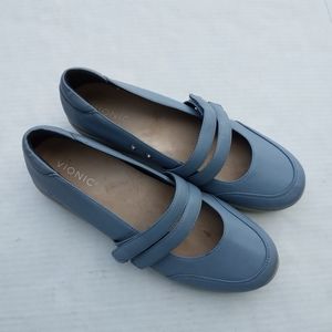 Vionic Magnolia Cala Sky Blue Mary Jane Sz 9.5